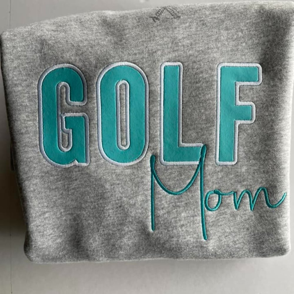 Golf Mom Embroidered sweatshirt